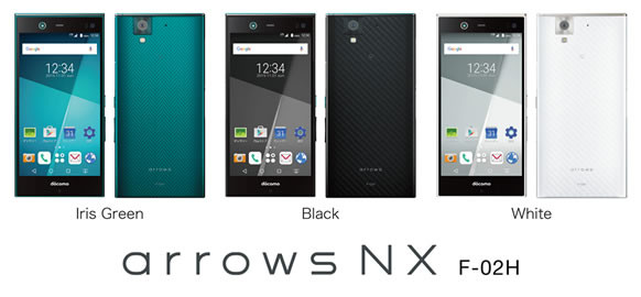 arrows NX F-02H White 32 GB docomo-