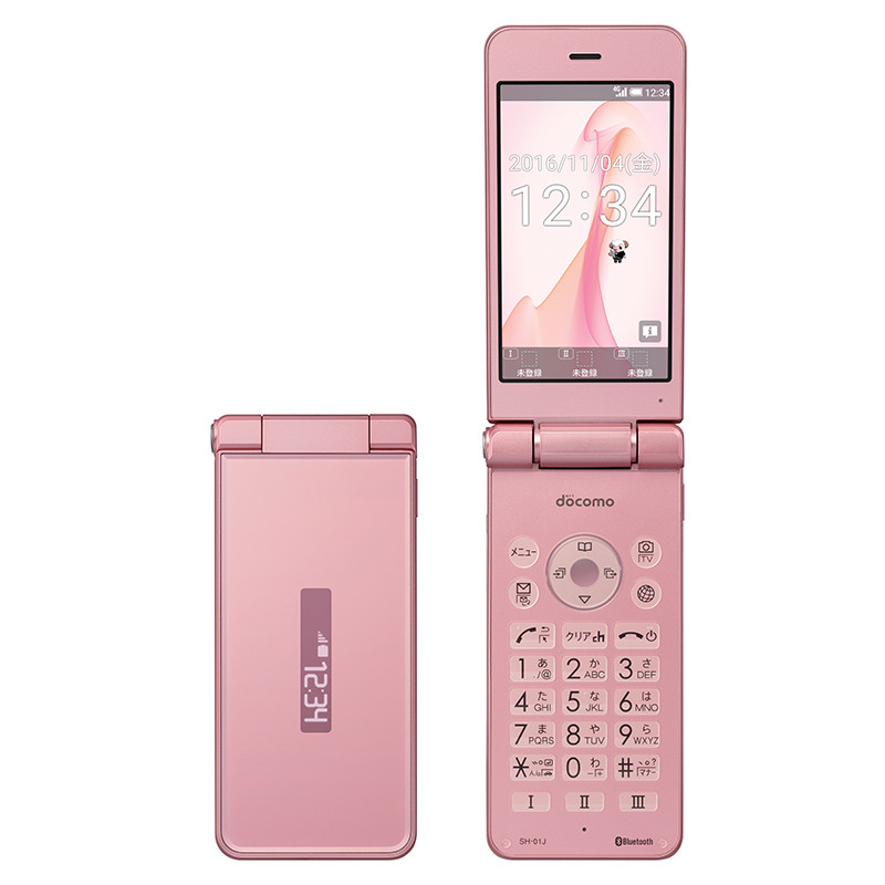 Docomo Sharp SH-01J Aquos Keitai 2 Android WiFi Flip Phone Unlocked