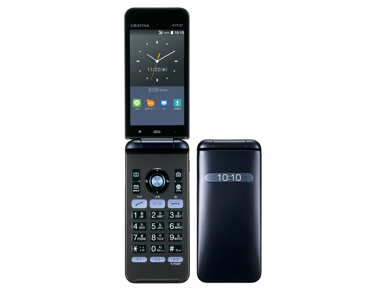 Kyocera KYF37 Gratina2 4G WiFi Keitai Tough Android Flip Phone Unlocked