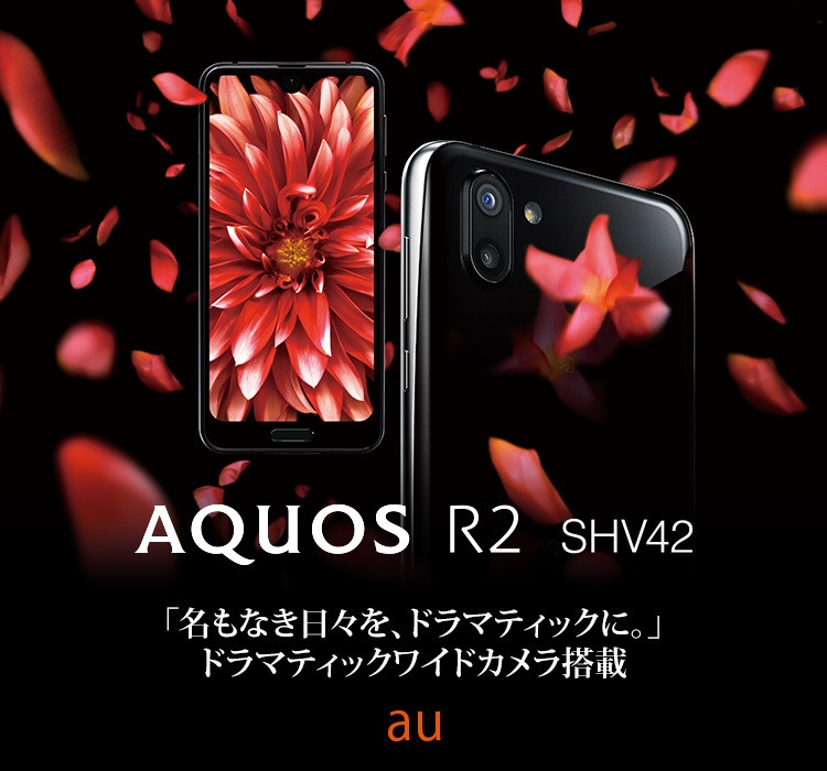 Sharp Aquos R2 High-Speed IGZO Phone (Premium Flagship Model) Unlocked  SHV42 (Aquamarine Color)