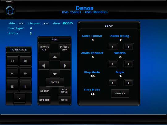 Denon Electronics Dvd 3800bdci North America Crestron Application Market