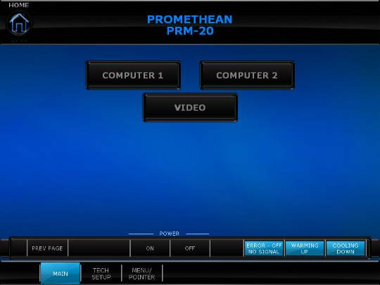 Promethean PRM-20 - Crestron Application Market