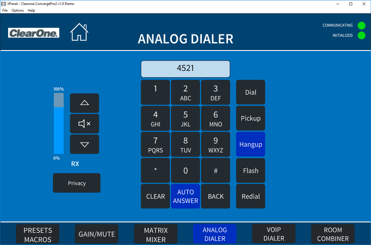 ClearOne ConvergePro2 v1.4 - Crestron Application Market