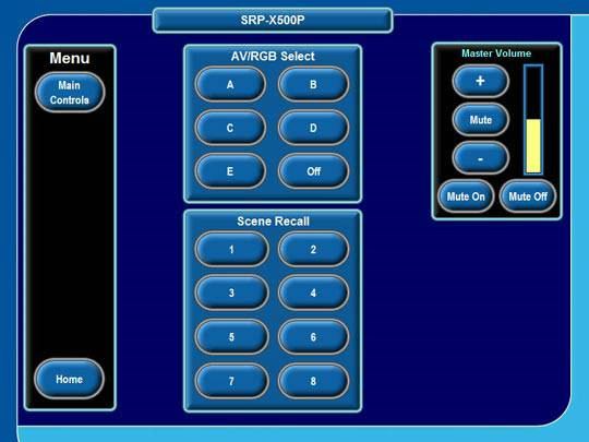 Sony SRP-X500P (North America) - Crestron Application Market