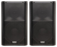 2 x QSC K12 1000W 12" PA Speakers (80 People)