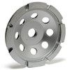 This single row cup wheel is designed for rough surface grinding on concrete.