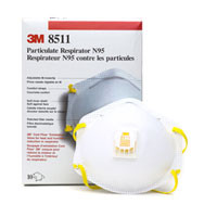 3M 8511 N95 Vented Dust Mask | bedrocksupplies.com