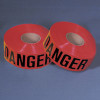 red "Danger" tape features bold black letting with the word "Danger" printed along it.