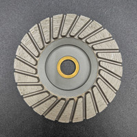 7" Turbo finishing diamond cup wheel great for polishing concrete and granite. (Available grits Medium 170/200,Coarse 50/60,Fine 325/400)

