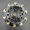 7" Arrow Diamond Cup (Designed for aggressive grinding of concrete, glue and light coating removal) High segments offer extended life!