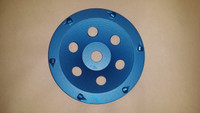 6 segment PCD  Cup Wheel(great for removal of heavy epoxy, coatings, mastic, glues or even fast stock removal of concrete.)
Also available in 5".