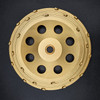  PCD Chip Cup Wheels designed with a high quality PCD providing fast production. (Excellent for removing thin mil epoxy coatings, paint, and mastic.)

Each PCD segment is on its own rail for stability to help hold the chips on the cup longer.