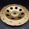 PCD Chip Cup Wheels designed with a high quality PCD providing fast production. (Excellent for removing thin mil epoxy coatings, paint, and mastic.)

Each PCD segment is on its own rail for stability to help hold the chips on the cup longer.

Maximize production eliminating gumming up of segments!