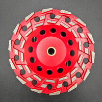 7" S Shaped Cup Wheel
Fast and aggressive grindings designed not to gouge. Holes help with cooling for maximum life!