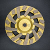 Tornado soft bond. Designed for balanced and smooth grinding. These cup wheels are excellent for getting out scratches or gouge marks left but other more aggressive tools.

Makes blending/feathering of edges easy!