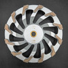 L - segment Diamond cup wheels (Designed for aggressive grinding. The diamond L shape with the point of the L leading results in a cup wheel that will grind and remove at rapid rates.)
Produce a clean,smooth finished surface.
