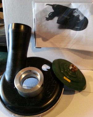 Convertible shroud kit for Metabo PE12-175 VS Polisher. Will make the grinder dustless.