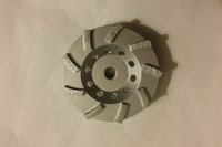 4.5" Threaded High Hub Premium 9 seg Diamond Cup Wheel (5/8-11 arbor)
GREAT for getting in CLOSE to edges