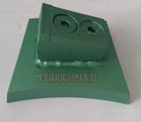 Bedrock Exclusive PCD Scraper. Remove tile mastic, glues, patch with ease with these PCD scrapers. No more carbide tooling that has to be turned over and over.