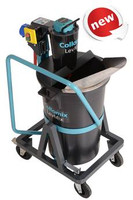 Collomix LevMix 65 mobile mixer. The LevMix 65 unites three steps in one operation: mixing, transporting and pouring.