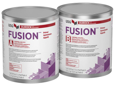 DUROCK™ FUSION™ PRIMER
A one-coat waterborne epoxy specially formulated for interior applications as a consolidation primer for dusty compromised gypsum underlayments.