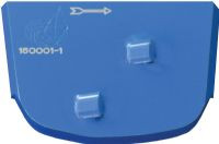 X-PCD-R QUICK CHANGE TRAPEZOID PADS WITH PCD SEGMENTS