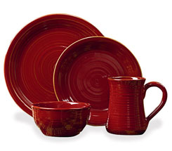 Aspen Red Dinnerware
