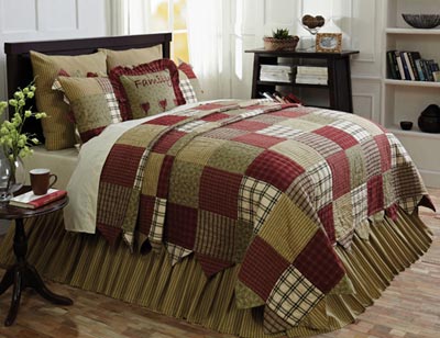 Bedding Collections | Country and Primitive style Bedding | Quilted and ...