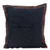 Bingham Star 16" Fabric Pillow Reverse
