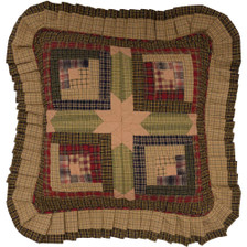 Tea Cabin 16" Quilted Pillow