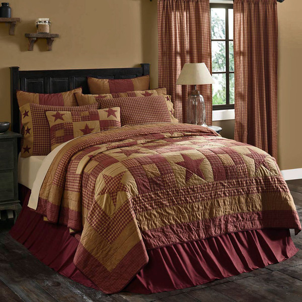 Ninepatch Star Luxury King Quilt