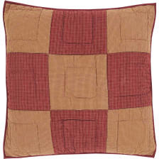 Ninepatch Star Quilted Euro Sham