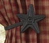 Black Star Curtain Tie Backs