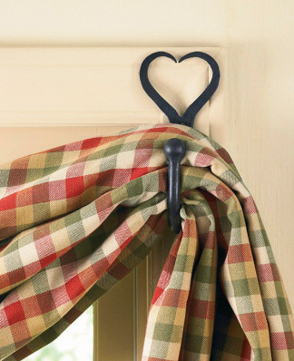 Split Heart Curtain Hooks
