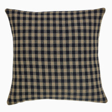 Black Check Pillow Fabric