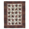 Abilene Star Quilted Throw Flat