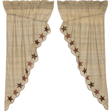 Abilene Star Prairie Curtain Set