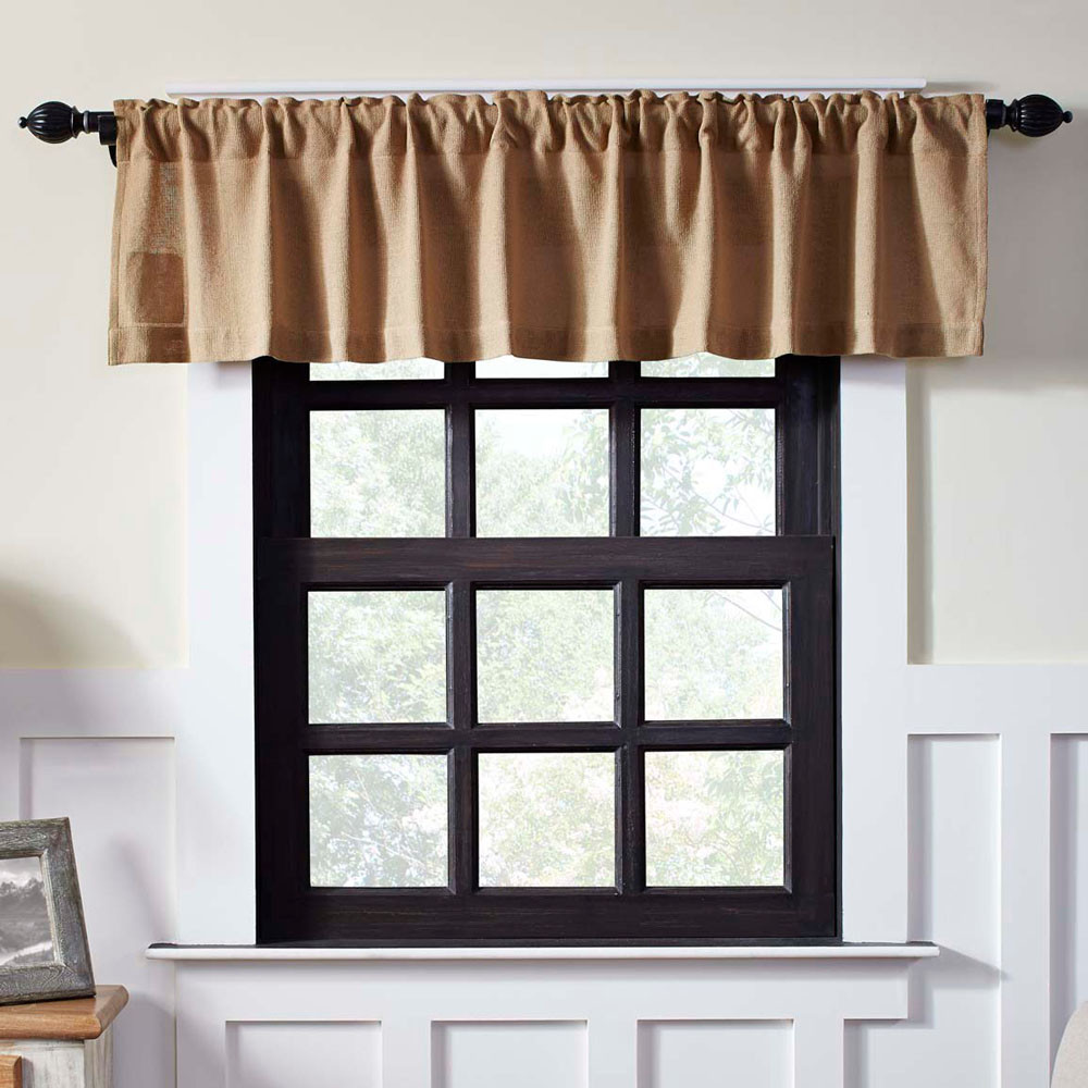 VHC Brands Cotton Burlap Window Curtains - Thumbnail 2