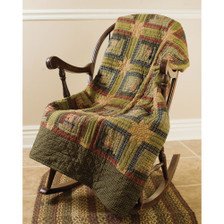 Tea Cabin Quilted Throw Blanket