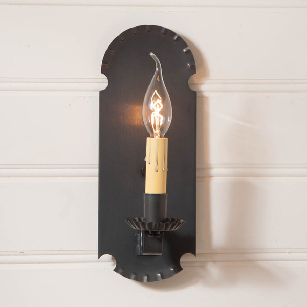 Apothecary Sconce in Kettle Black