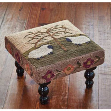 Willow And Sheep Hooked Stool