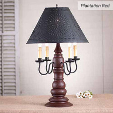 Bradford Lamp in Americana Plantation Red