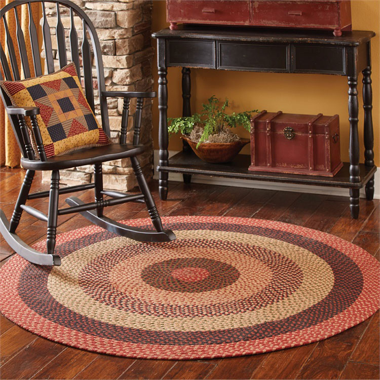 Round braided deals rugs