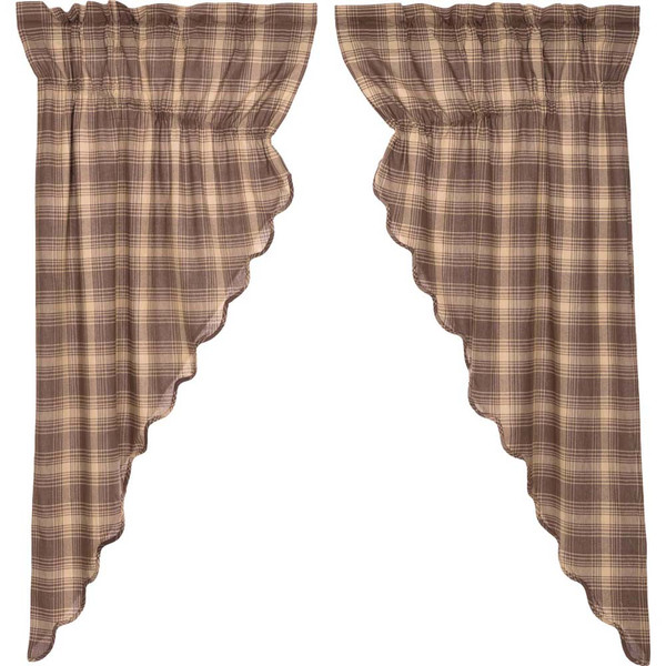 Dawson Star Scalloped Prairie Curtain Set