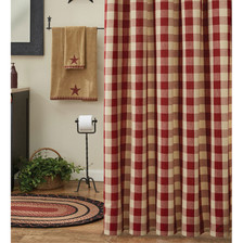 Wicklow Garnet Shower Curtain