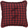Cumberland Plaid Fabric Pillow Reverse