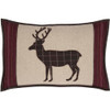 Wyatt Deer Applique Pillow 14" x 22