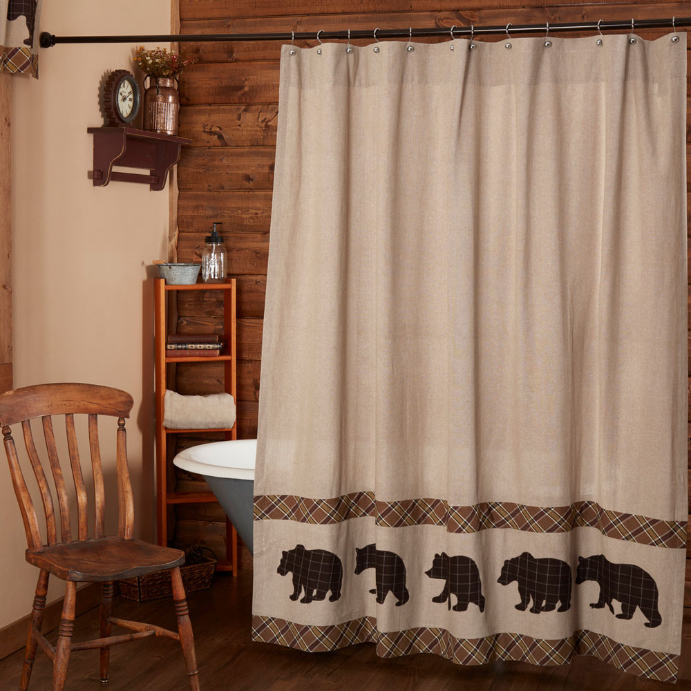 VHC Brands Wyatt Shower Curtain - Thumbnail 3