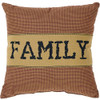 Heritage Farms Family Pillow 12" x 12" - Front