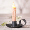 Chamberstick Candle Holder - Smokey Black